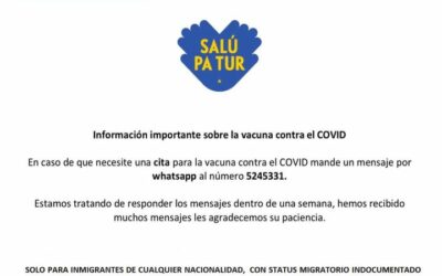 Important information about the Covid 19 vaccin